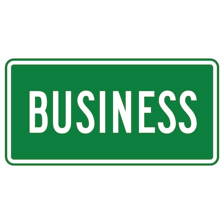 Sign Solutions Usa 12 in Height, 24 in Width, Aluminum, Horizontal Rectangle DUS08DWT2412M4-3GW